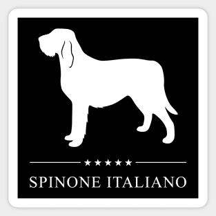 Spinone Italiano Dog White Silhouette Sticker